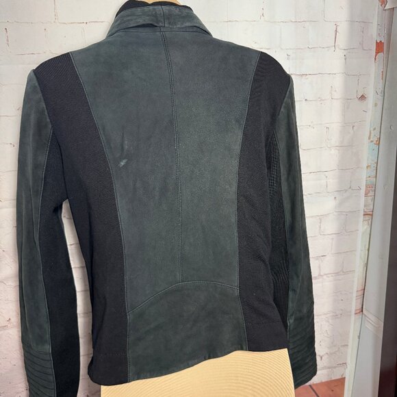 Lucky Brand Denim Standard Jacket Leather outside - Picture 6 of 10